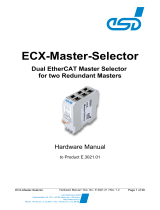 ESD ECX-Master-Selector Dual Ethernet Master Selector Owner's manual