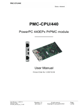 ESD PMC-CPU/440 Owner's manual