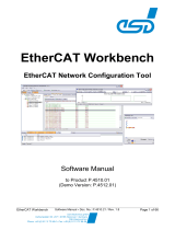 ESD EtherCAT-Workbench EtherCAT Network Configuration and Diagnostic Tool Owner's manual