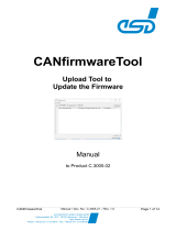 ESD CAN Firmware Tool Owner's manual