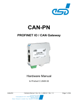 ESD CAN-PN PROFINET-IO/CAN-Gateway Owner's manual
