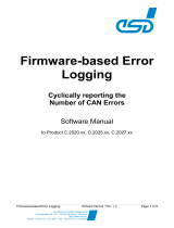 ESD Firmware based Error Logging Owner's manual