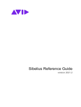 Avid Sibelius Sibelius 2021.9 Reference guide