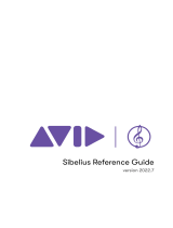 Avid Sibelius 2022.7 Reference guide