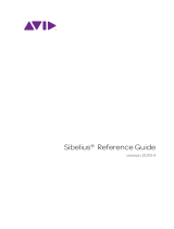 Sibelius 2019.4 Reference guide