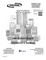Kooltronic Compact Plus Top-Mounted KA4C6.0H5R-4 / KA4C6.0H6R-4 User manual