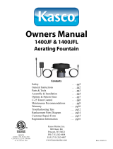 Kasco 1/4HP J Series Owner's manual