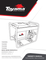 TOYAMA TDG2500BX Owner's manual