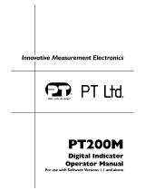 PT PT200M Operating instructions