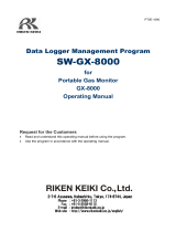 RKI Instruments GX-8000 User manual