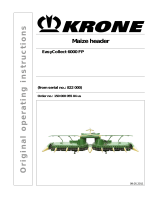 Krone EasyCollect 6000 FP Operating instructions