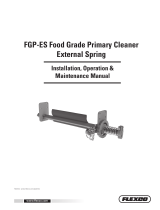 FLEXCOFGP-ES Food Grade Primary Cleaner External Spring