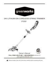 Greenworks GW21222A Owner's manual