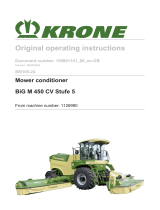 Krone BA BiG M 450 CV Stufe 5 (BM105-24) Operating instructions