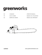 Greenworks 2021002HD 2021002HDBT 1314802HD Owner's manual