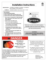 Kingsman Fireplaces ZCVRB60 User manual