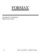 Formax ColorMaxT5-T6 Spot Color Kit User guide