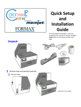 Formax ColorMaxLP Quick setup guide