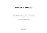 Fisher & Paykel WH1160F2 Front Loader Washing Machine User guide
