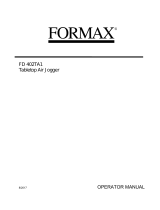 Formax FD 402TA1 Tabletop Air Jogger User manual