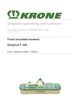 Krone BA EasyCut F 320 Operating instructions