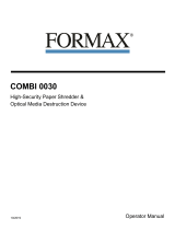 Formax COMBI 0030 User manual