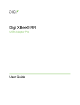 Digi XBee RR Pro USB Adapter User guide