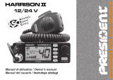 PRESIDENT HARRISON II 12/24 V ASC Multi-Norm CB-Radio Owner's manual