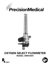 Precision Medical 3MFA1001 Oxygen Select Flowmeter User manual