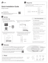 TP-LINK RE815X AXE5400 Mesh WiFi 6E Range Extender Installation guide