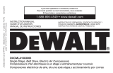 DeWalt DXCMLA1683066 Air Compressor User manual