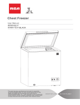 RCA RFRF452-F Chest Freezer User manual
