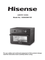 Hisense H20AOBK1S5 Air Fry Oven User manual