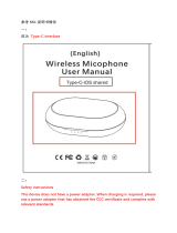 Srhythm K61 Portable Mini Wireless Lavaliere Lapel Microphone User manual