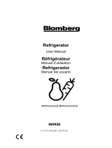 Blomberg BRFD2230XSS French Door Stainless Refrigerator User manual