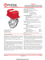Potter VSR-CF Vane Type Waterflow Switch Owner's manual