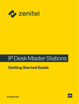 Zenitel A100K12187 IP Desk Master Stations User guide