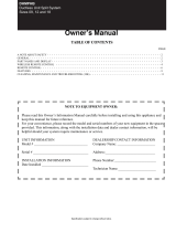 Bryant DHMPHB Owner's manual