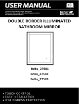 Better Bathrooms BeBa_27581 Double Border Illuminated Bathroom Mirror User manual