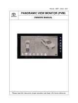 Toyota PVM Panoramic View Monitor Owner's manual