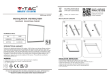 V TAC V-TAC 11449 Surface Mounting Frame User manual
