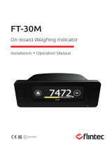 Flintec FT-30M On-Board Weighing Indicator User manual