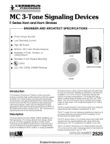 CERBERUS PYROTRONICS MC 3-Tone Signaling Devices Owner's manual
