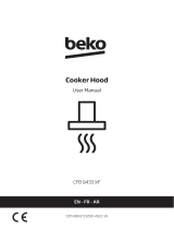 Beko CFB 9433 XF Cooker Hood User manual