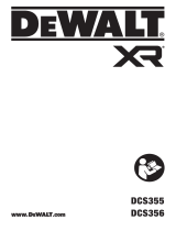 DeWalt DCS356 User manual
