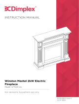 Dimplex WTN20-AU Winston Mantel 2kW Electric Fireplace User manual