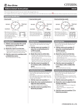 Citizen Eco-Drive Operating instructions