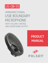 Polsen US-OB-55 USB Boundary Microphone User manual