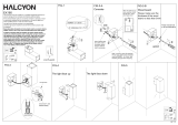 Halcyon EX160 Exterior One Way LED Column Spot Light User manual