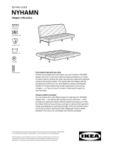 IKEA NYHAMN Sleeper Sofa User manual